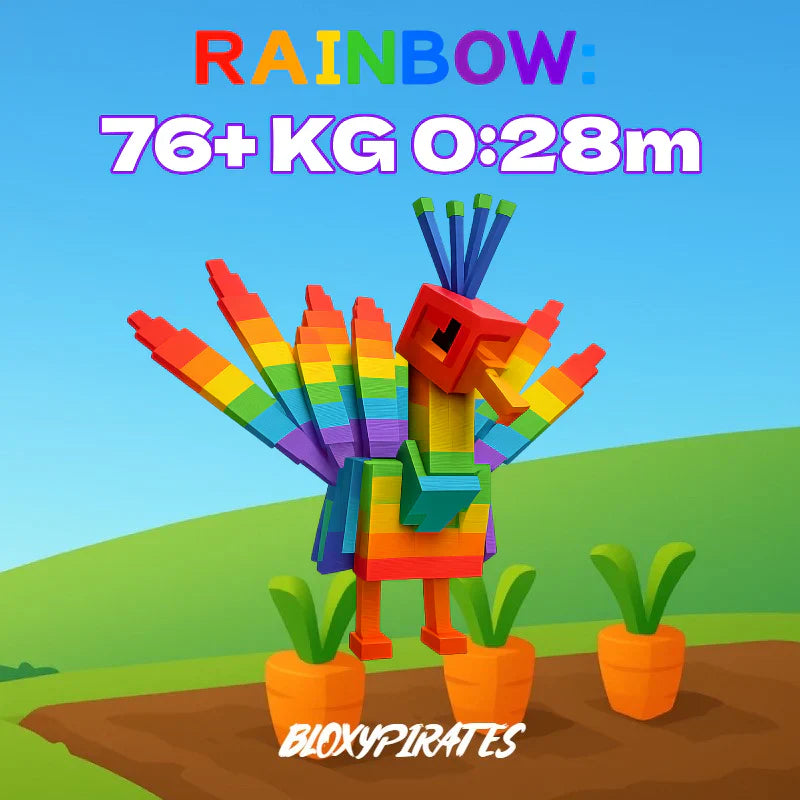 Rainbow Peacock 76+ KG 0:28m