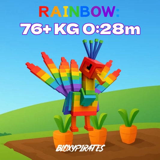 Rainbow Peacock 76+ KG 0:28m