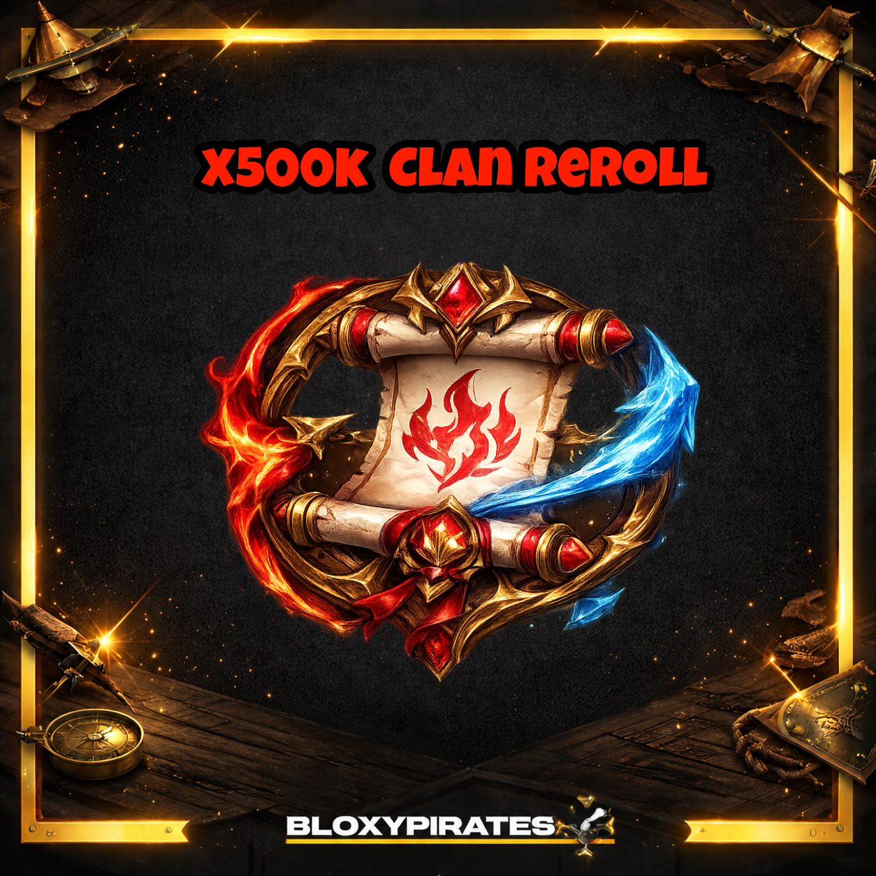 x500k  Clan Reroll