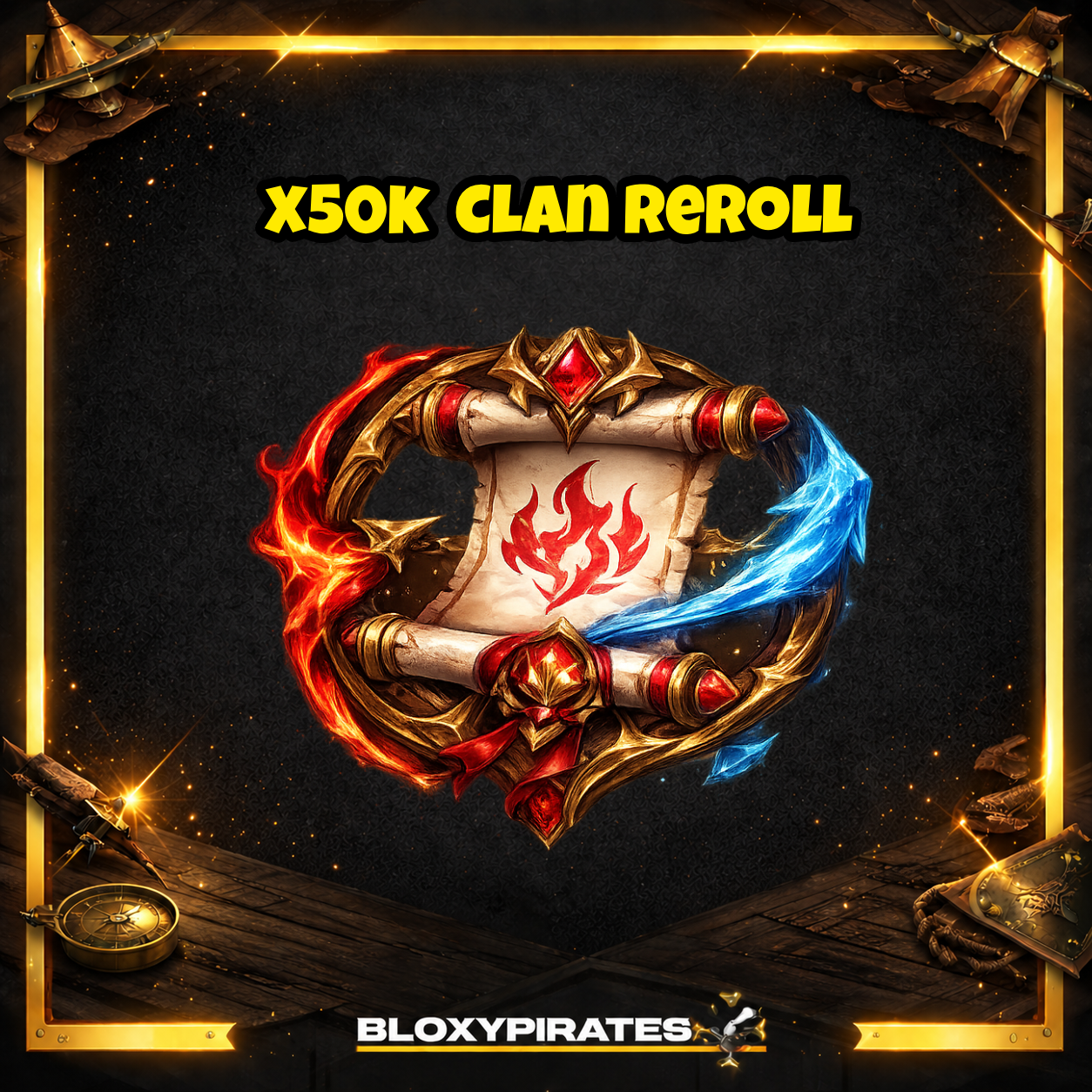 x50k  Clan Reroll